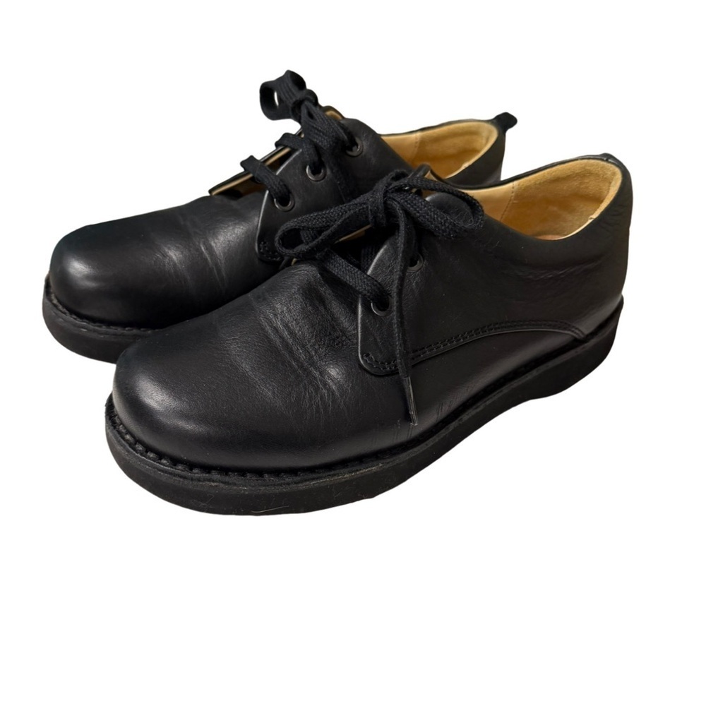 SAMUEL HUBBARD Men's free Oxford Shoes Black Leather Size 7 / EU 40